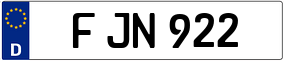 Truck License Plate